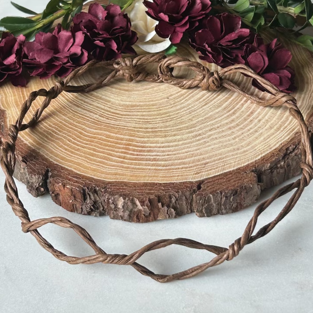 Flower Crown Base, Add Your Own Flowers, Vine Headband Bridal Flower Crown Base
